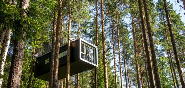 Godišnji odmor visoko u krošnjama – smeštaj u Treehotelu u Švedskoj oduševljava