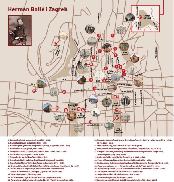Herman Bolle, Zagreb