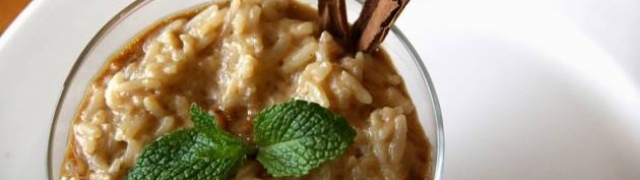 My Comfort Food – Fabulous Coffee Rice Pudding