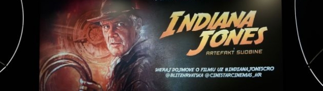 Posljednji nastavak kultne franšize Indiana Jones stigao u CineStar
