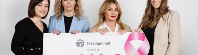 Tekstilpromet velikodušno donacirao udruzi Europa Donna