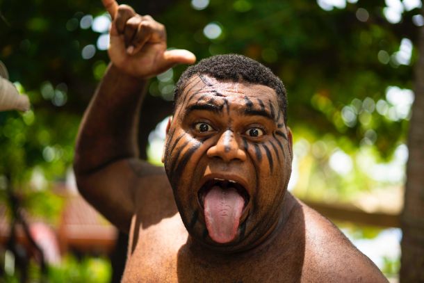 tradicionalno selo stanovnik fidji fidzi