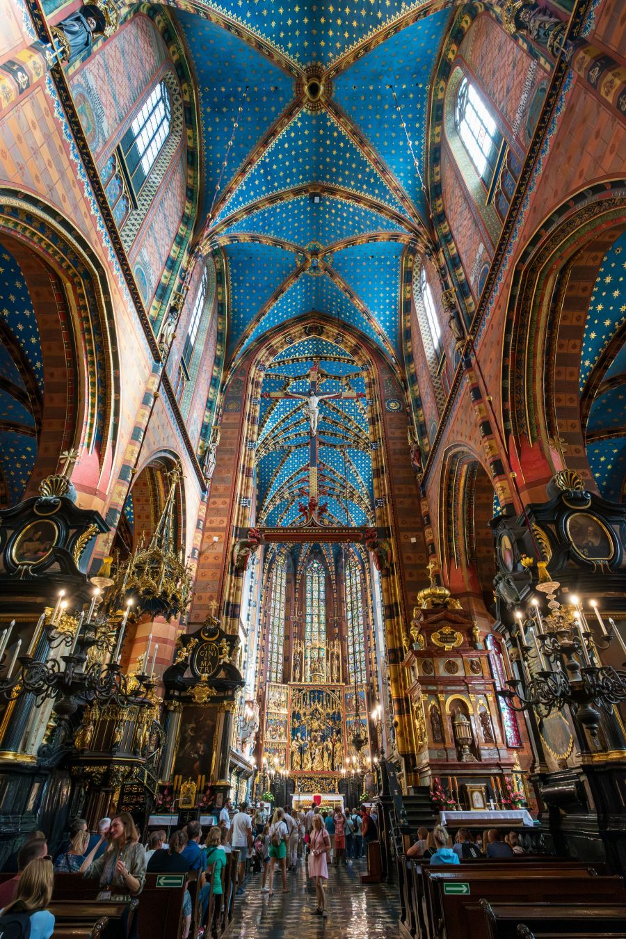crkva St. Mary's Basilica advent bozic plac Mariacki Krakow poljska poland
