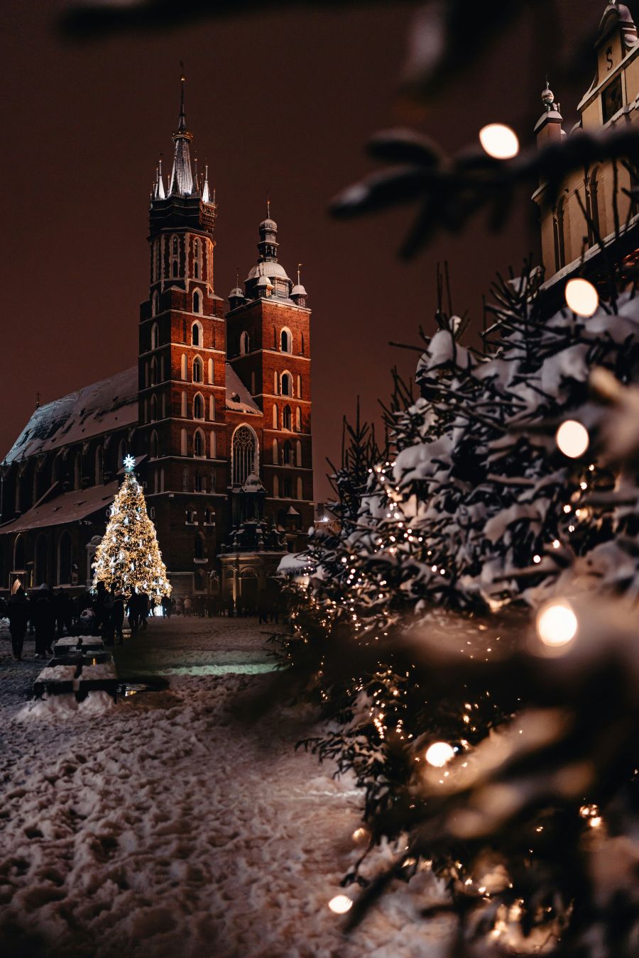 grad krakow advent nova godina poljska goticka crkva