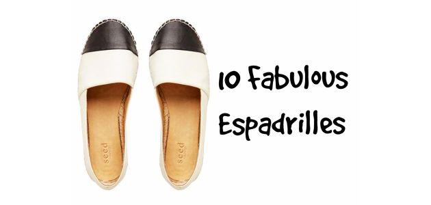 10 fabulous Espadrilles