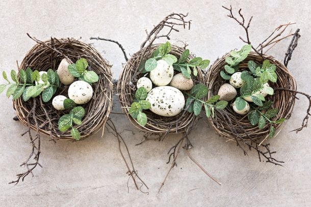dekoracija jaja uskrs gnijezda