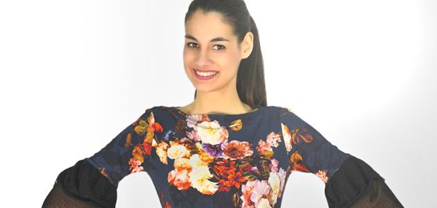 Romantične ruže na odjeći proljeća