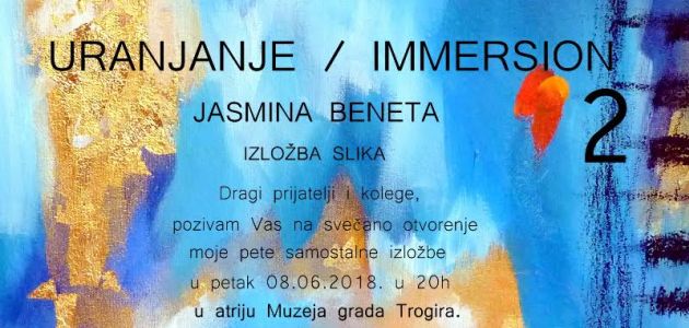 Izložba Jasmine Benete u atriju Muzeja grada Trogira
