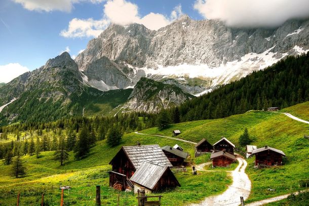 Österreich planine selo