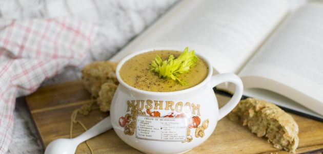 Krem juha od gljiva prema prema Jamieu Oliveru