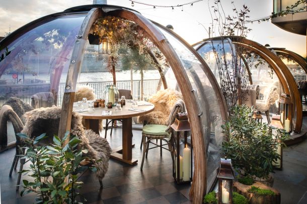 Coopa Club restaurant iguu prostor za veceru u londonu