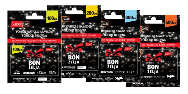 super kartica za poklone