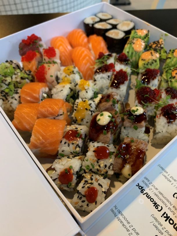 sushi recept dostava sushia wolt