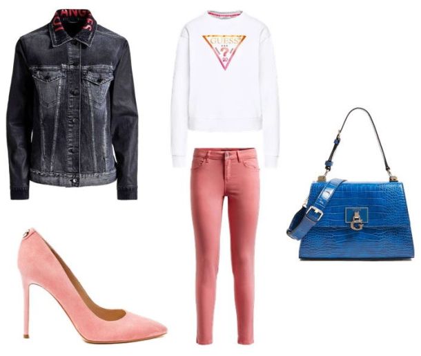 cipele stikle torba hlace