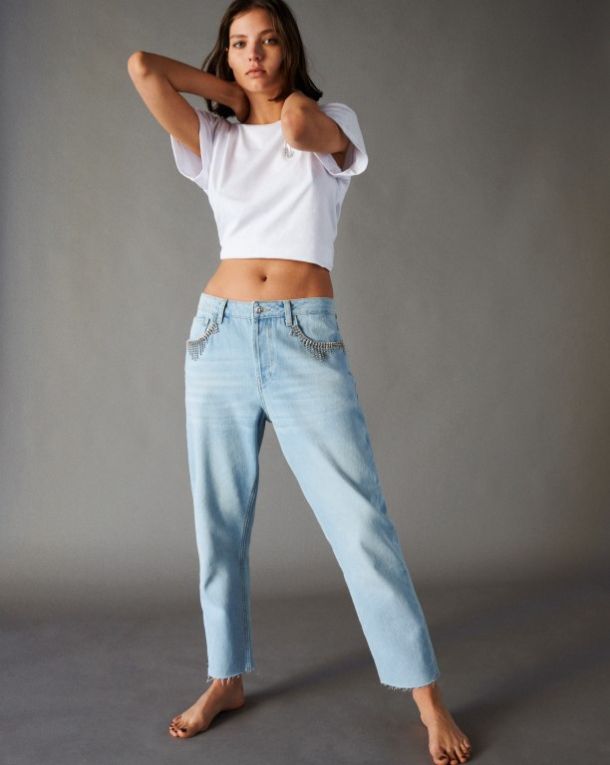 hlace traperice denim majica