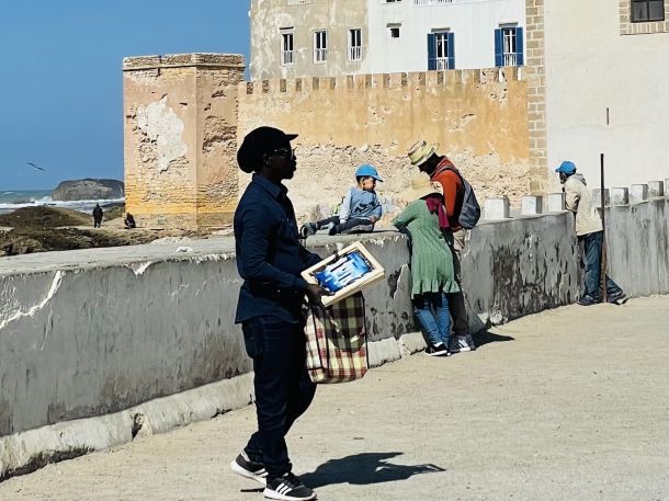 Essaouira ulicni prodavac maroko