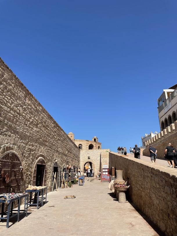 maroko grad Essaouira la skala bedem
