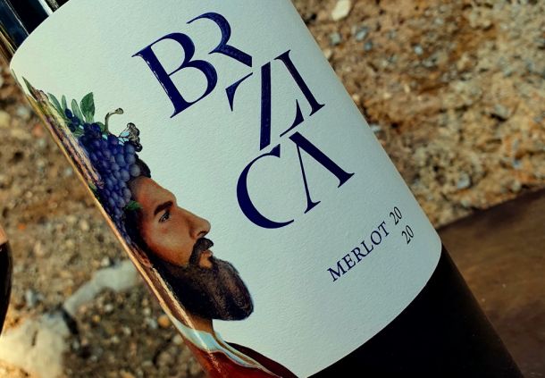 Brzica-Merlot-2020-etiketa-vina