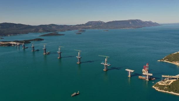 Europa iz zraka Hrvatska Pelješac