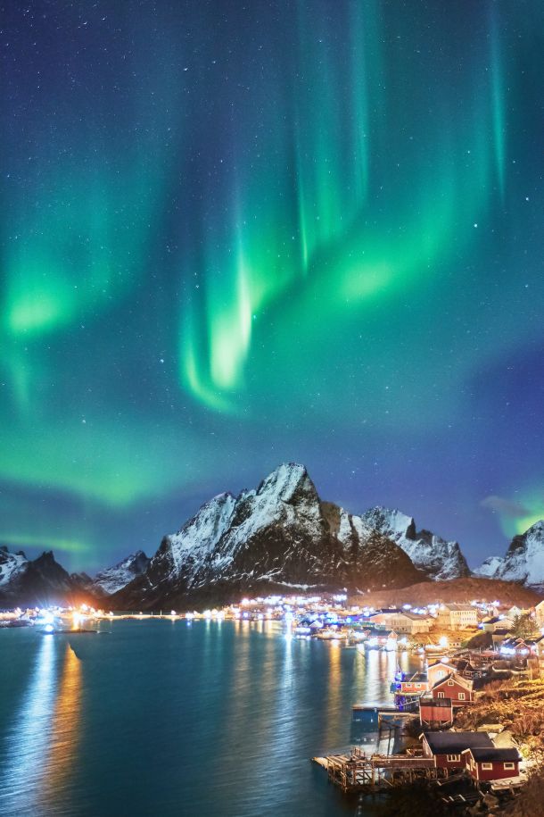 finska aurora borealis sjeverna zora polarna svjetlost