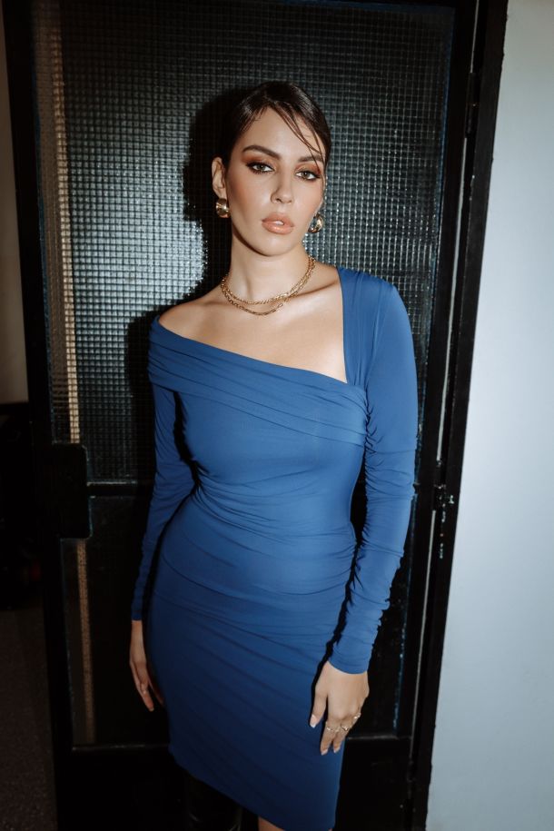 kobaltno plava haljina DIANA VILJEVAC