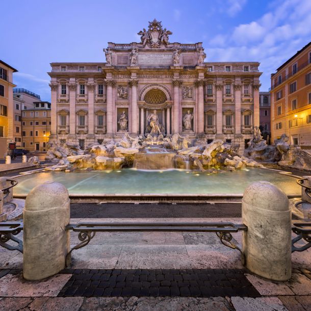 piazza di trevi fontana di trevi rim roma italia putovanje