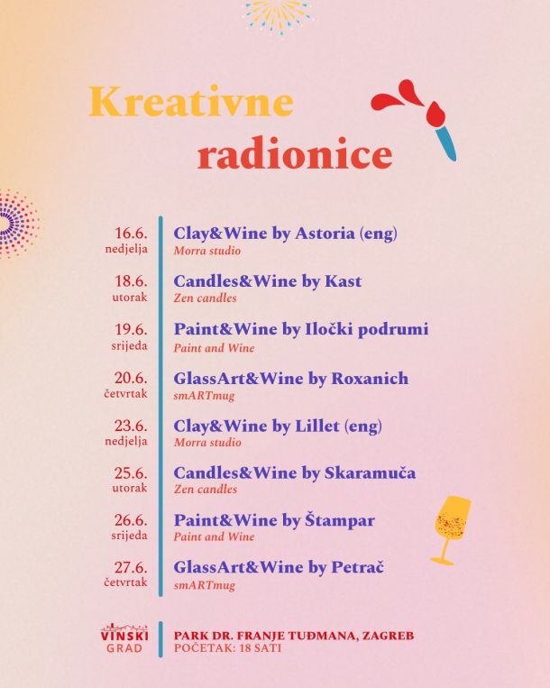 vinski grad kreativne radionice vinart zagreb 2024