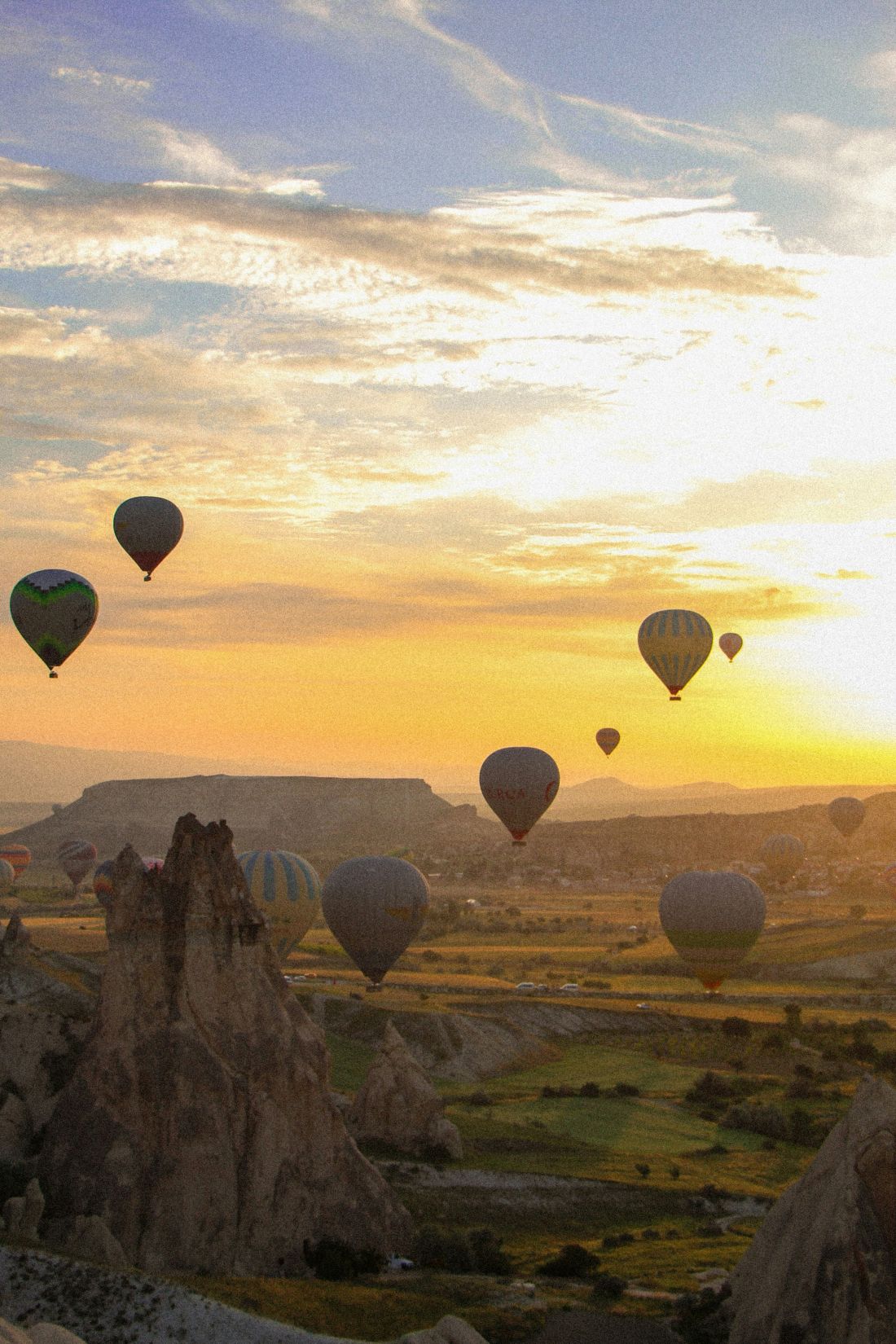 Göreme turska let balonom putovanje