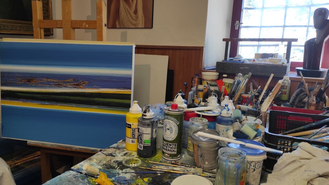 labin slikar Vinko saina