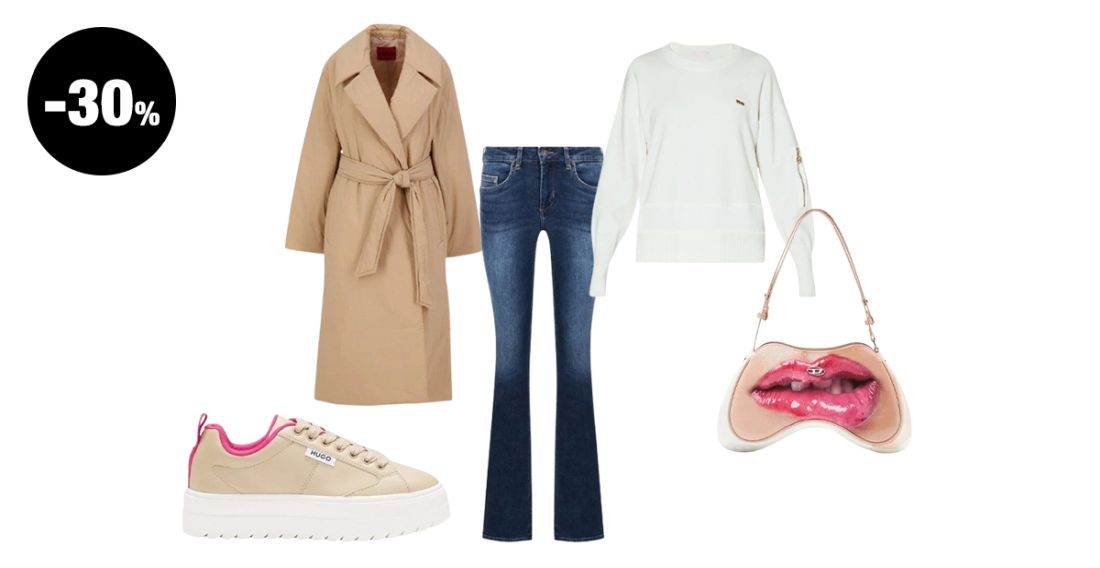 30 posto veliko snizenje kaputi zenske torbe jesen zima 2024