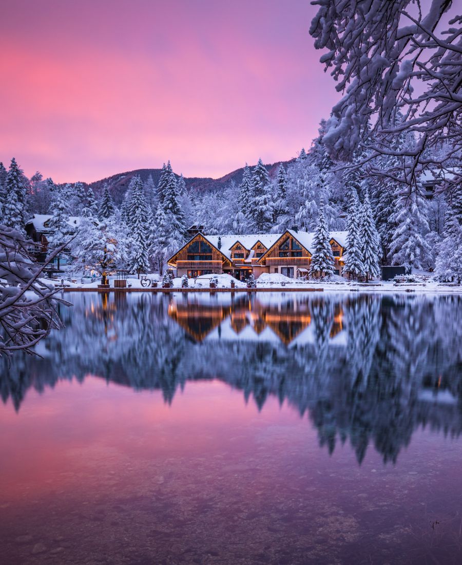 smjestaj resort jezero jasna kranjska gora slovenija