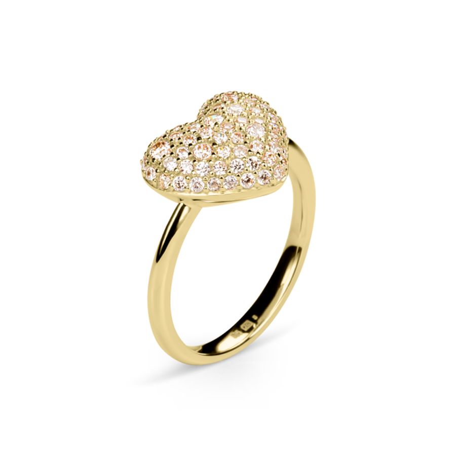 zlatni prsten srce poklon valentinovo 2025 Lovely kolekcija zlatarna