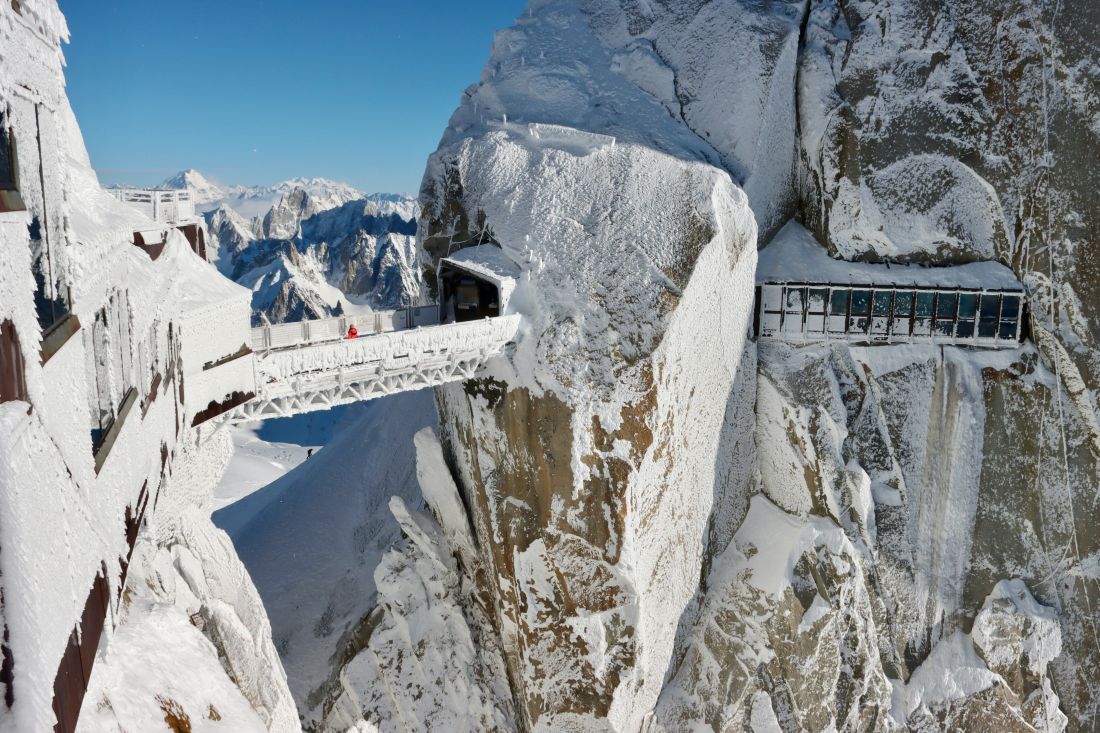 Aiguille du Midi vidikovac francuska alpe mont Blanc