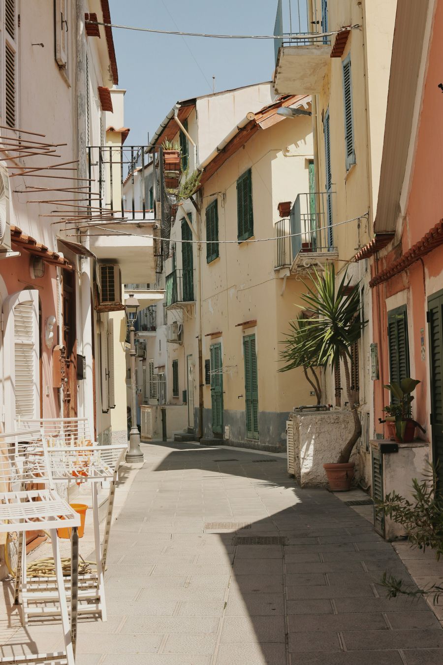 ulica na talijanskom otoku Ischia grad Napulj putovanje