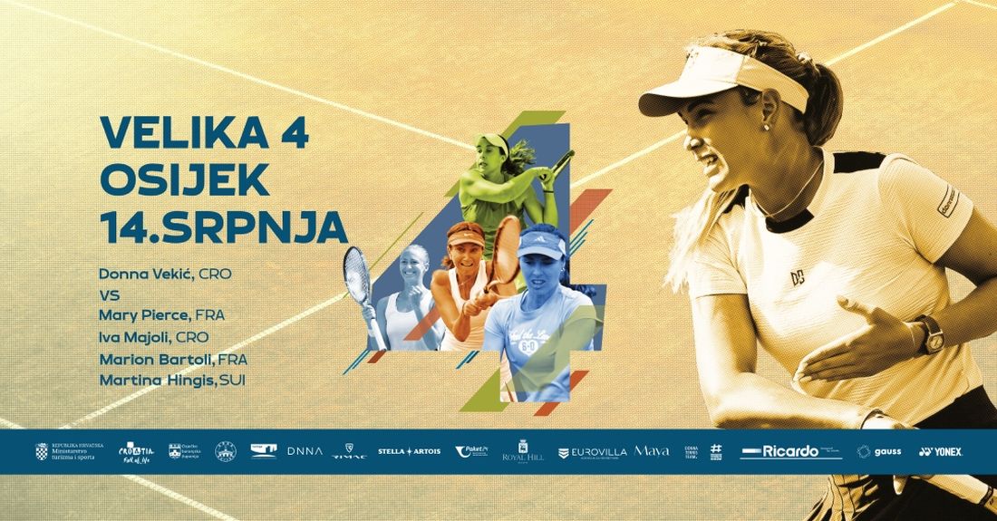 Velika 4 TENISKI TURNIR OSIJEK SRPANJ 2025