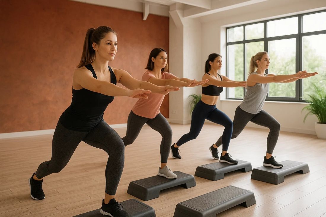 gym aerobik steper vjezbanje teretana fitnes