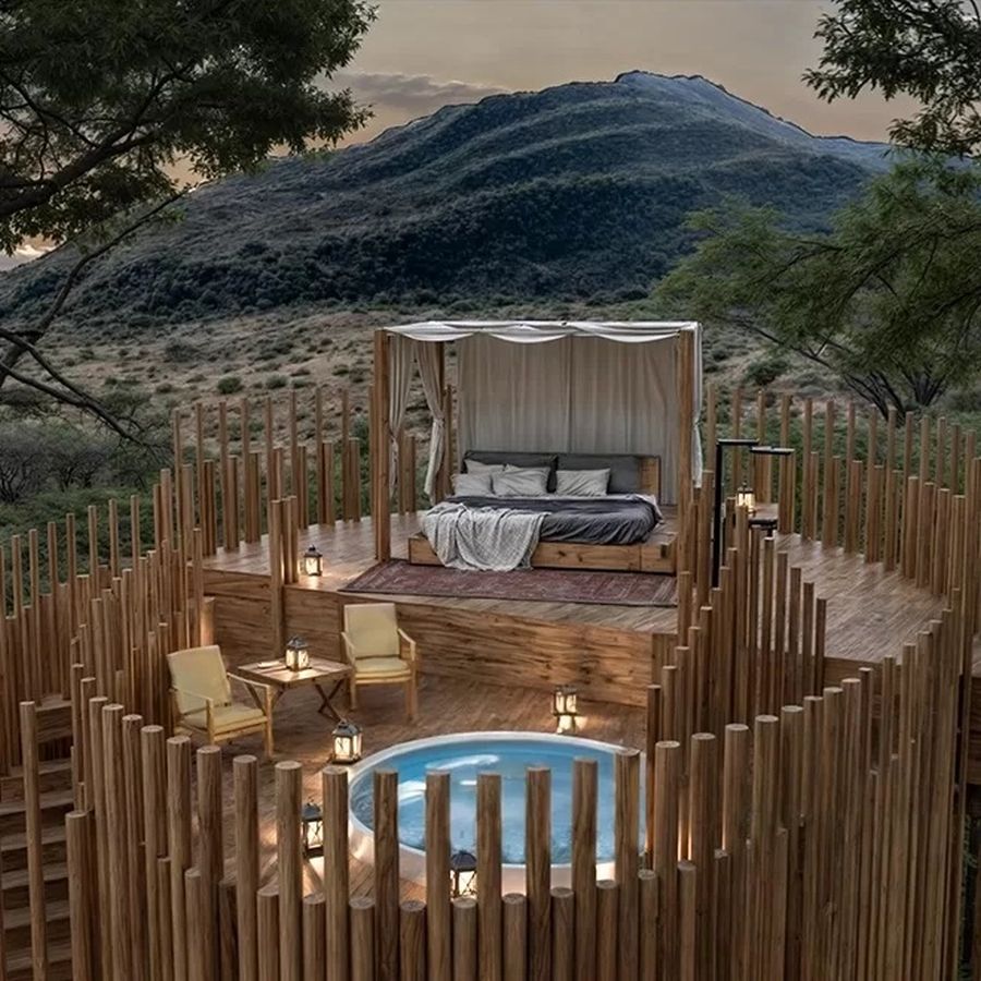 Basecamp Samburu Saruni Mara nocni safari Kenija