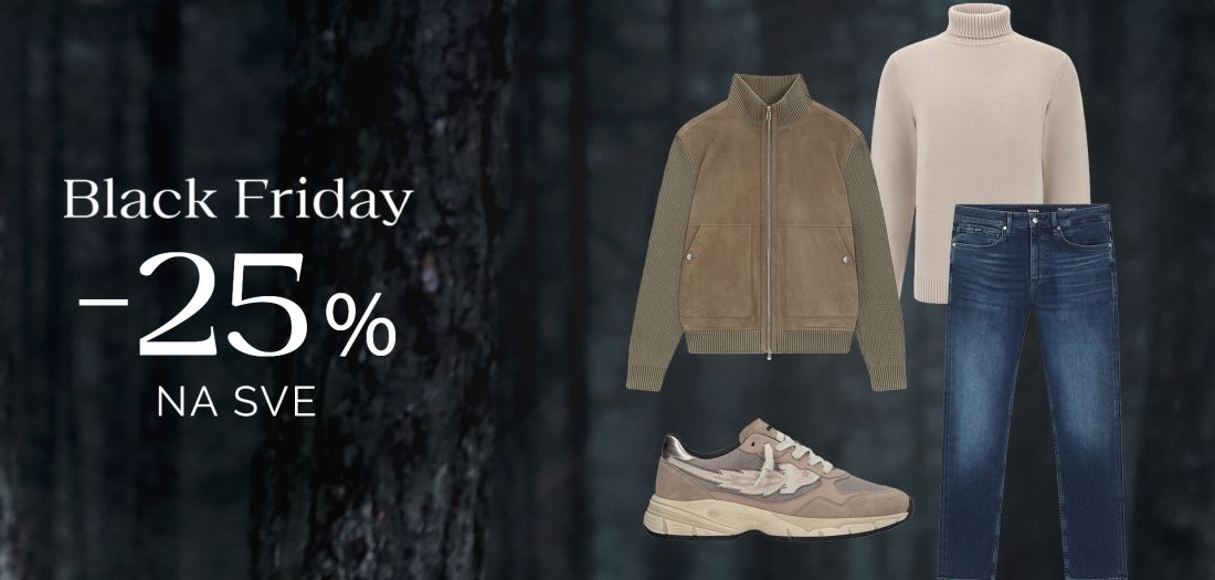 XYZ donosi najekskluzivniji Black Friday: 25% popusta na cjelokupnu kupovinu
