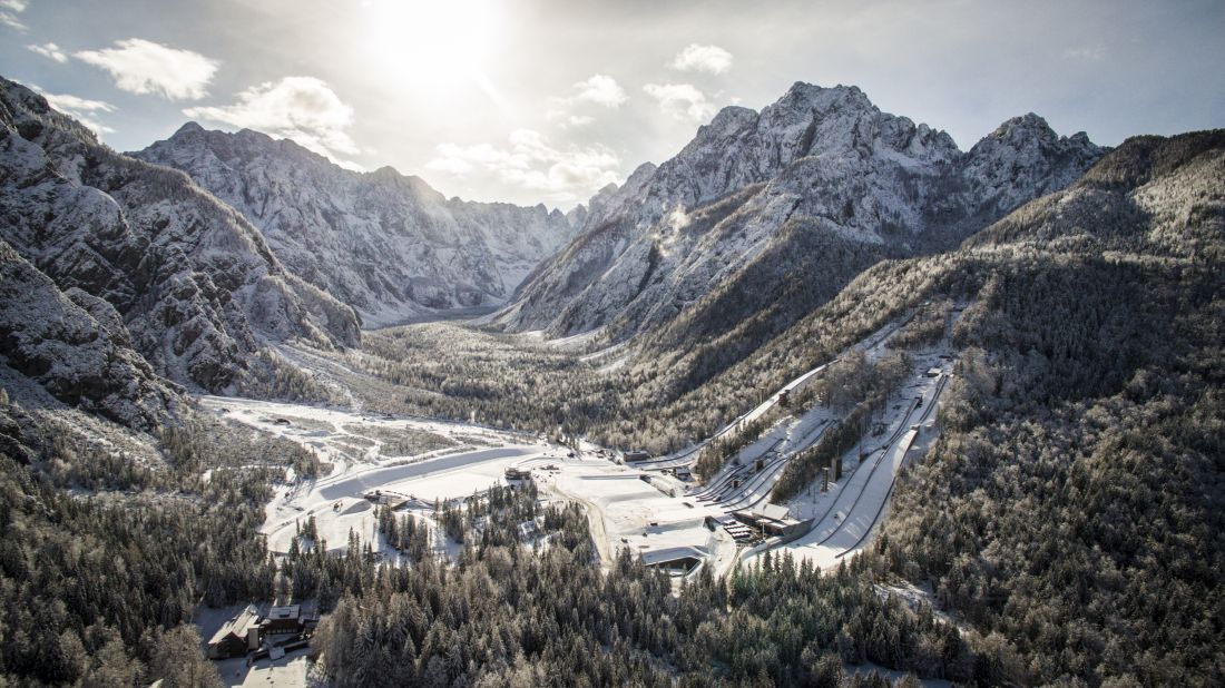 skijanje skokovi slovenija skijaske staze alpe planica
