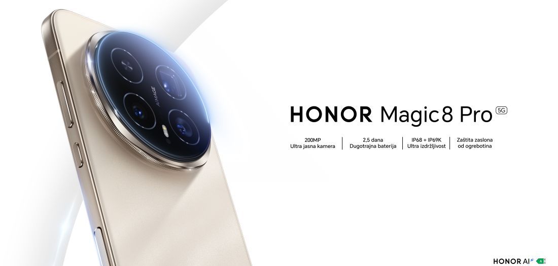 Čarolija umjetne inteligencije:  Kako AI poboljšava iskustvo na pametnom telefonu HONOR Magic8 Pro