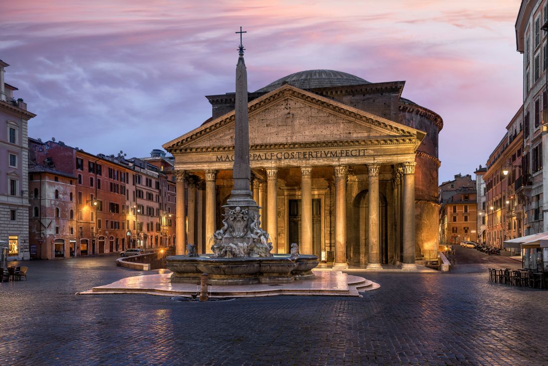 Panteon rim Piazza della Rotonda putovanje Italija