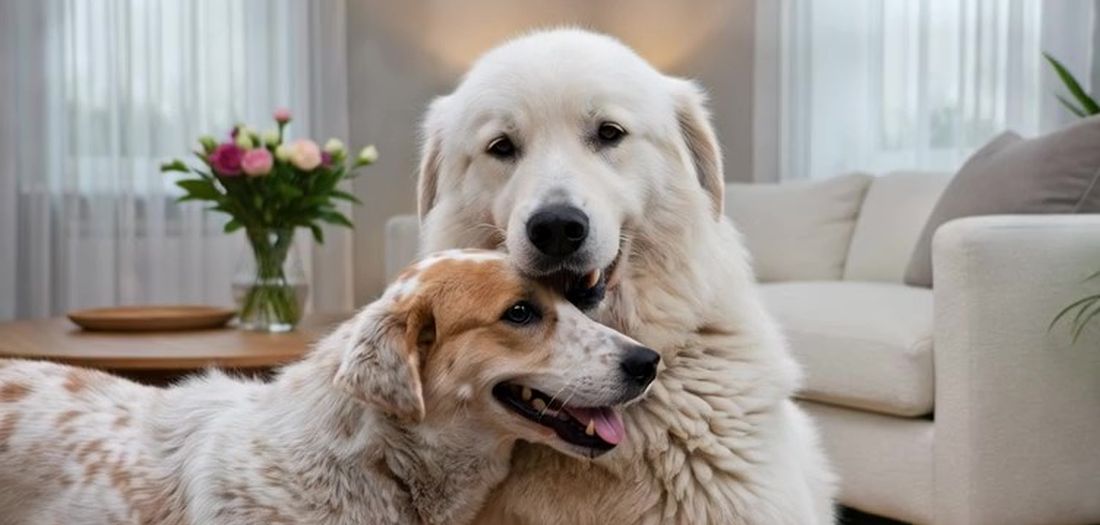 chloe louis udomljeni psi  zasto pas uzima glavu drugog psa u usta