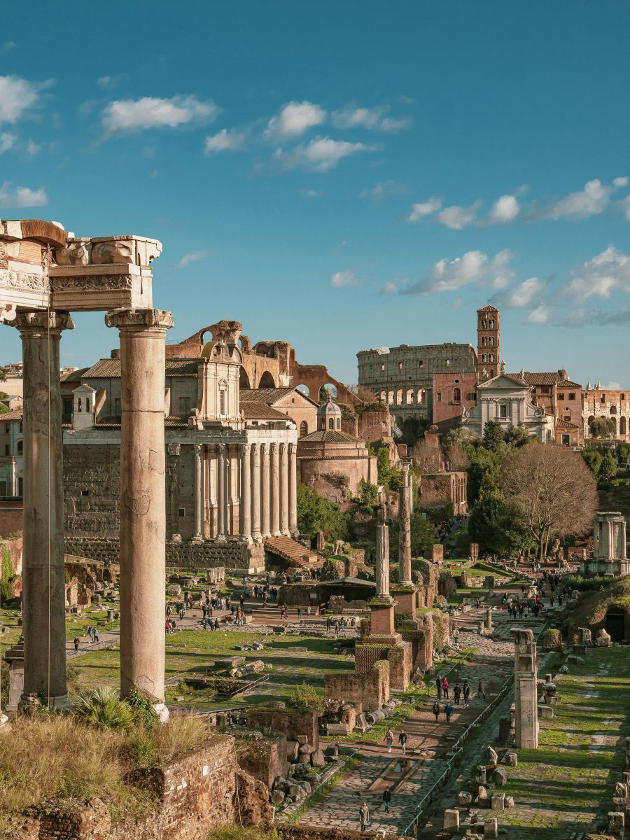 putovanje italija rim ostaci rusevina centar rima