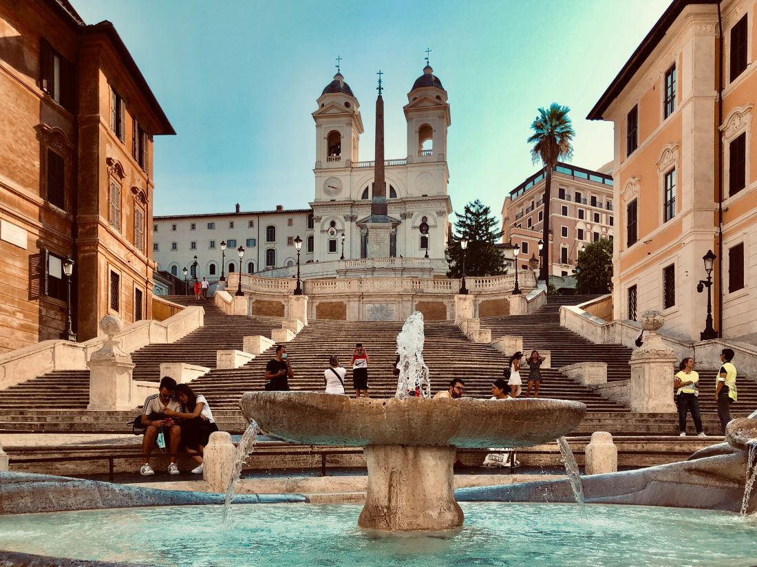 putovanje italija rim spanjolske stupe shopping zona Piazza di Spagna