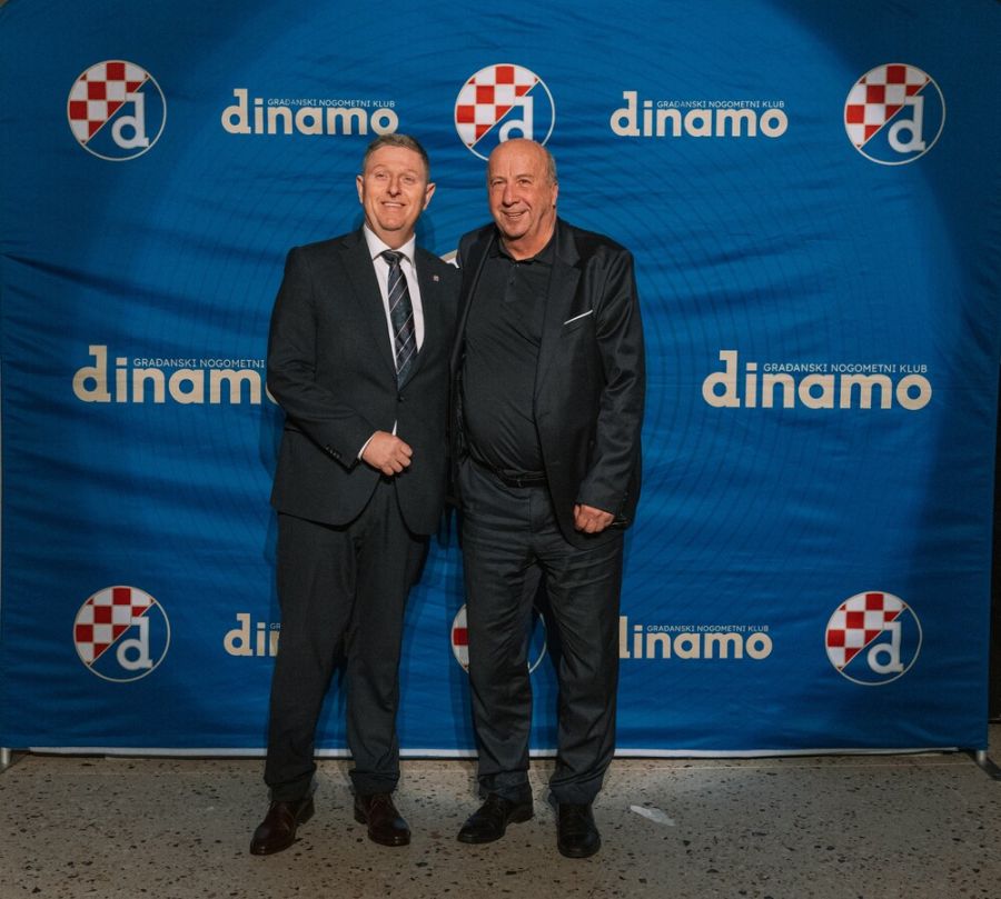 upravitelj zaklade Sasa Pavlicic Bekic i pocasni predsjednik Dinama Velimir Zajec