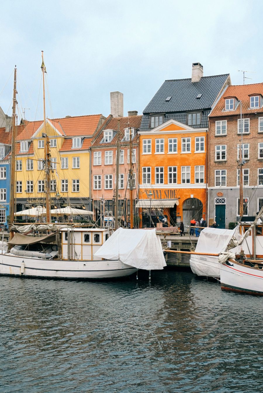 Nyhavna danska kopenhagen putovanje avionom