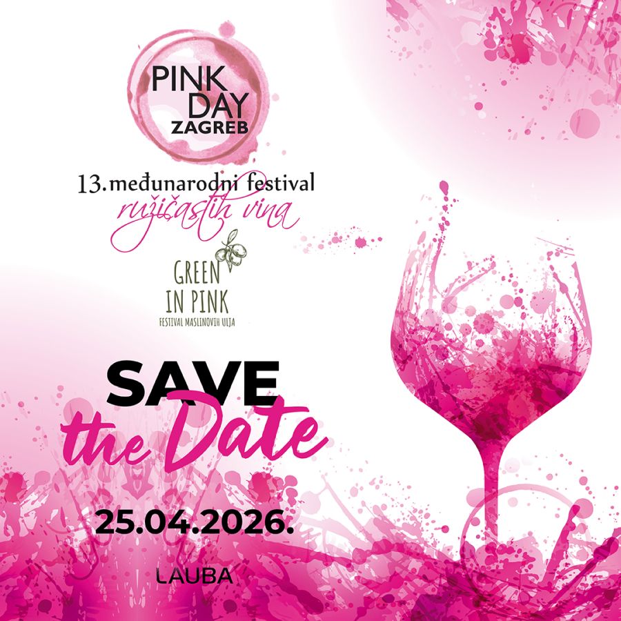 Pink Day 2026festival vina  zagreb lauba dogadanje