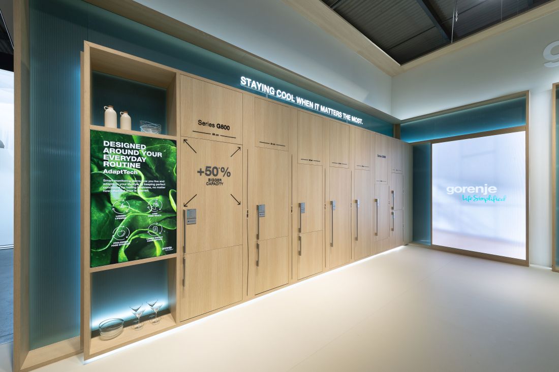 Gorenje hladnjaci zamrzivaci sajam kucanski uredaji Eurocucina