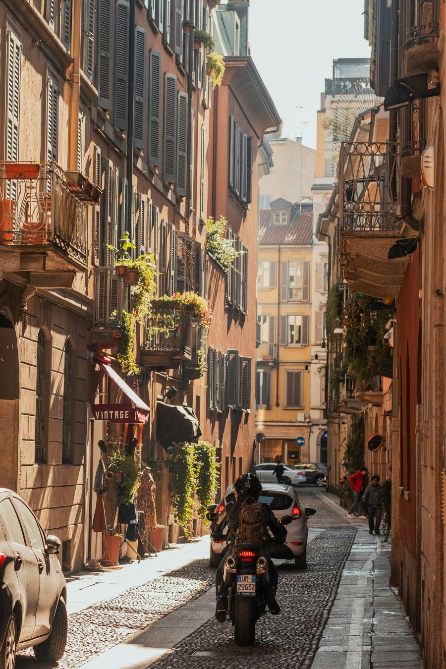 Milano ulica u milanu Italija