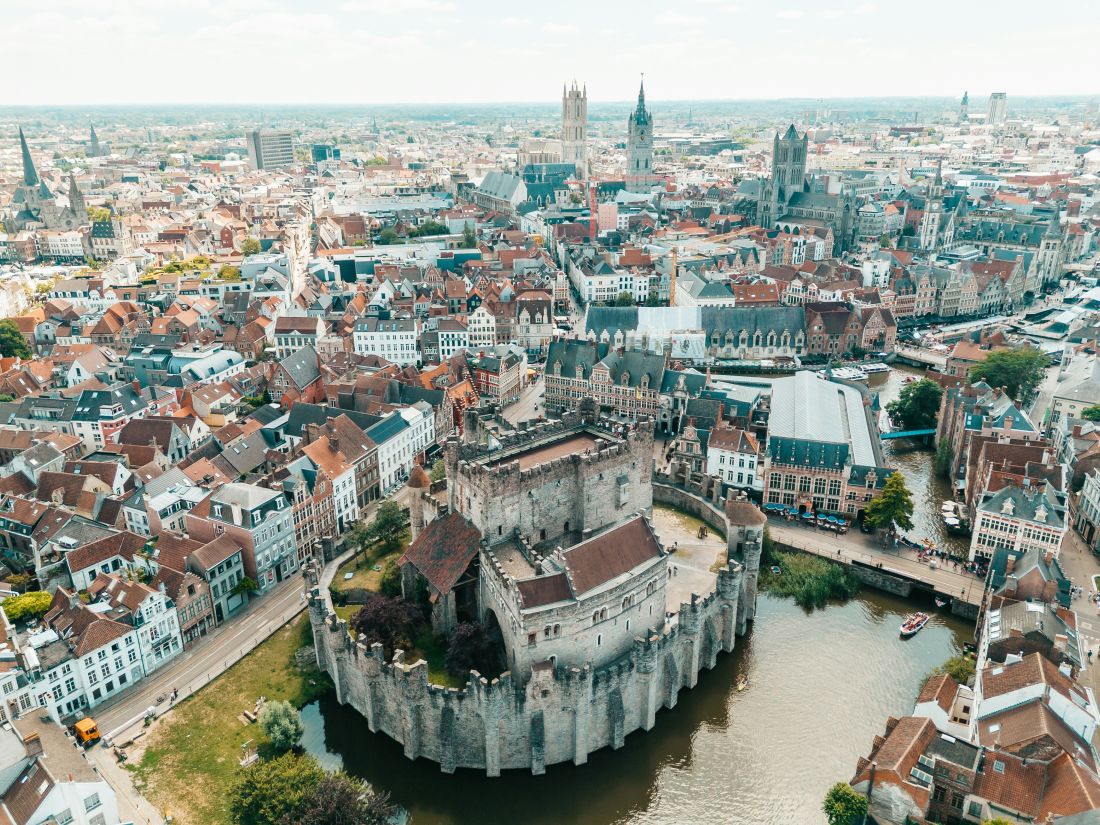 grad gent belgija tvrdava Gravensteen znamneitost